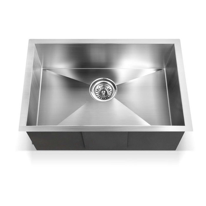 Cefito Stainless Steel Kitchen Sink 600X450MM Under/Topmount Sinks Laundry Bowl Silver
