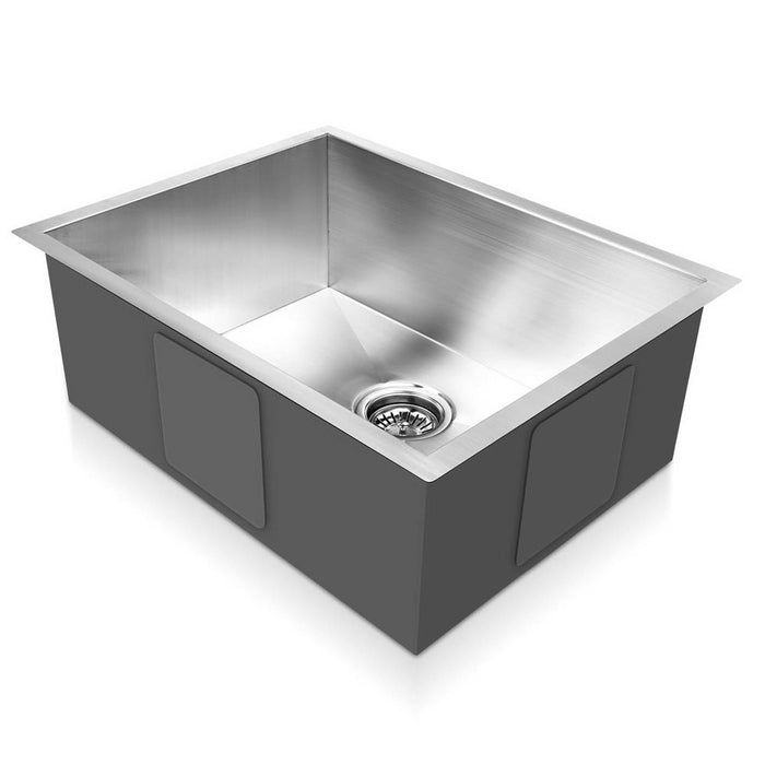 Cefito Stainless Steel Kitchen Sink 600X450MM Under/Topmount Sinks Laundry Bowl Silver