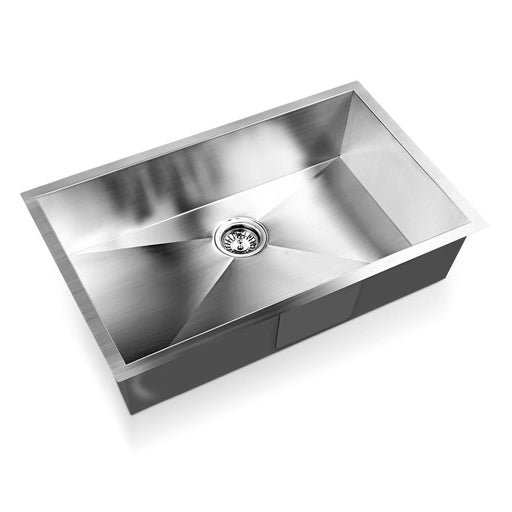 Stainless Steel Kitchen/Laundry Sink w/ Strainer Waste 700x450mm
