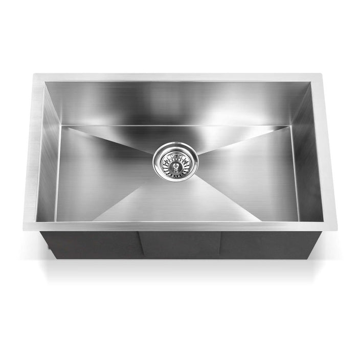 Cefito Stainless Steel Kitchen Sink 700X450MM Under/Topmount Sinks Laundry Bowl Silver