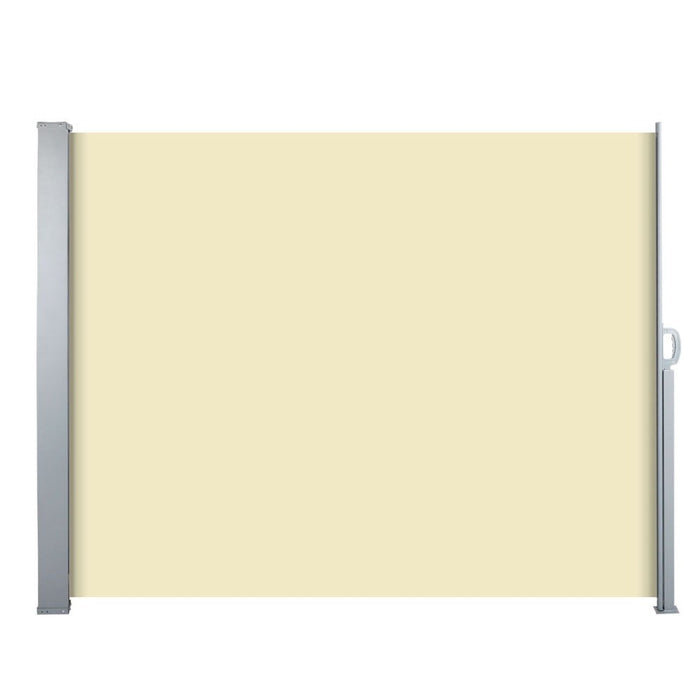 Instahut Retractable Side Awning Shade 1.8 x 3m - Beige