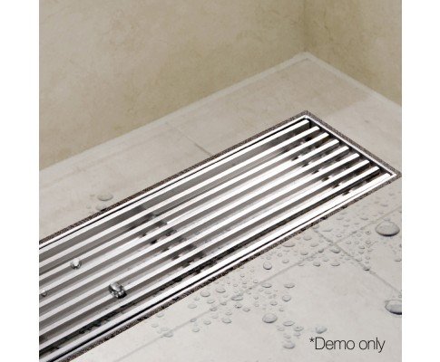 Cefito Shower Grate Heelguard 900mm Drain Stainless Steel Floor Waste Bathroom