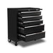 5 Drawers Roller Toolbox Cabinet Black